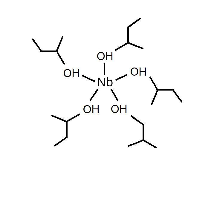 Penta-sec-butoxy niobium Chemical Structure